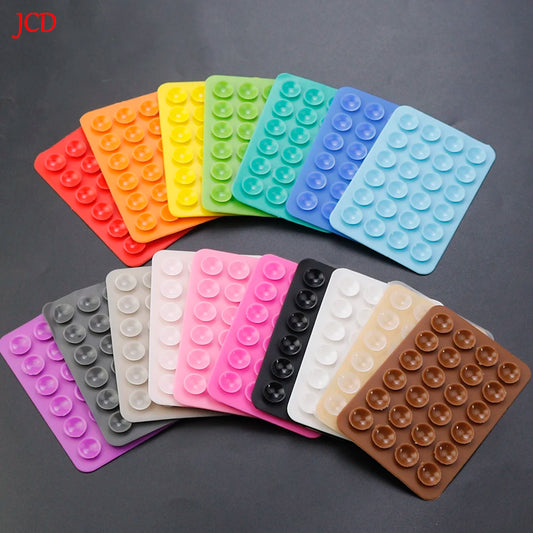 2pcsThickened Silicone Suction Cup 24 Square Suction Cups Mobile Phone Tablet Luggage Suction Cup Universal Charger Leather Case