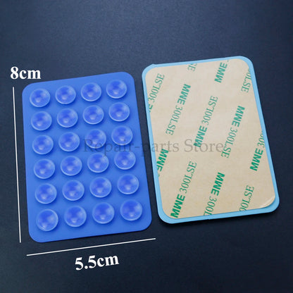 2pcsThickened Silicone Suction Cup 24 Square Suction Cups Mobile Phone Tablet Luggage Suction Cup Universal Charger Leather Case