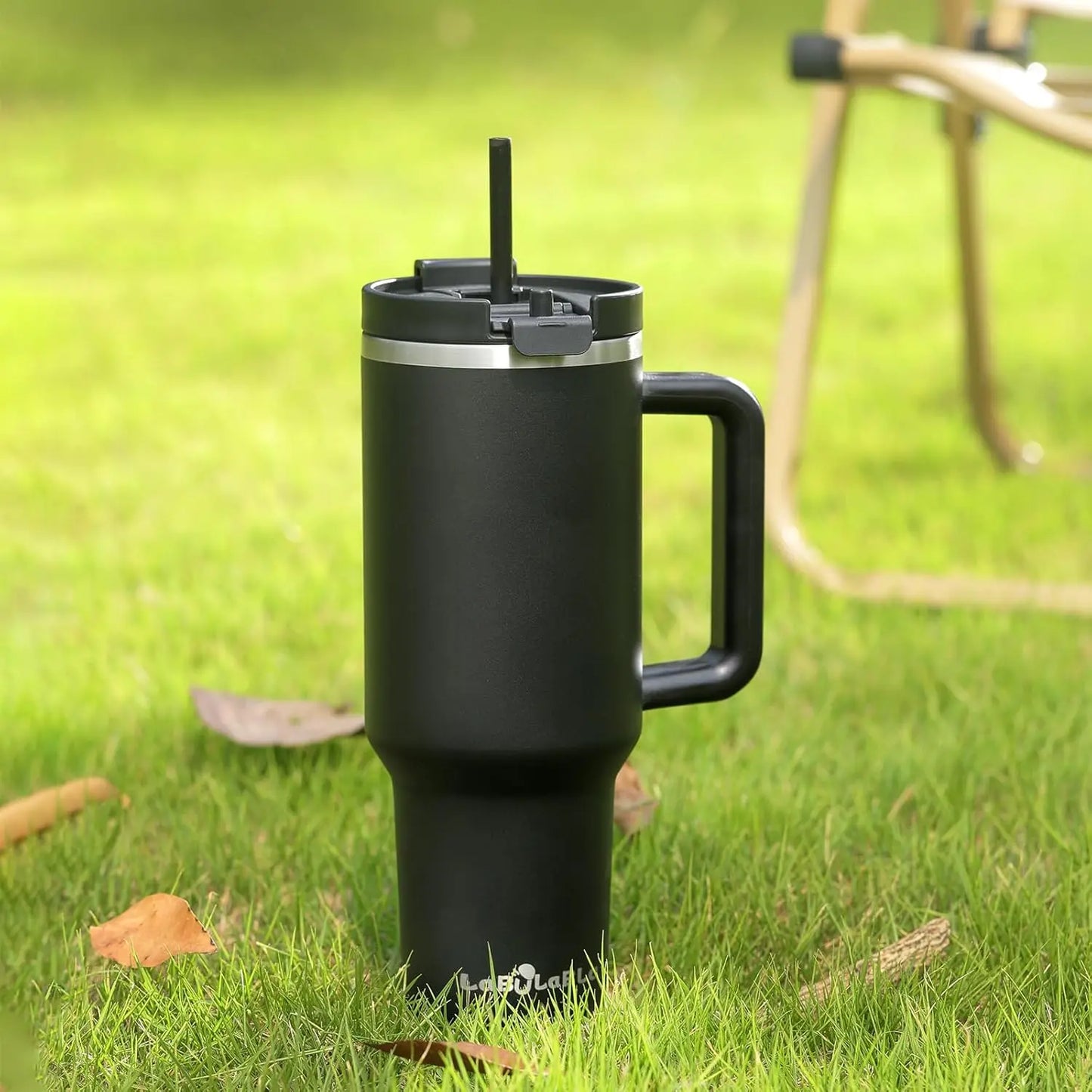 40 Oz Stainless Steel Vacuum Insulated Tumbler With Straw, Suitable for Outdoor Travel, Keeps Cold and Hot Drinks Chilled