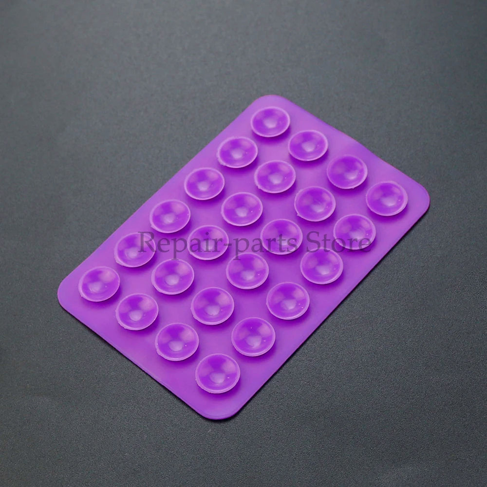 2pcsThickened Silicone Suction Cup 24 Square Suction Cups Mobile Phone Tablet Luggage Suction Cup Universal Charger Leather Case