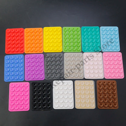 2pcsThickened Silicone Suction Cup 24 Square Suction Cups Mobile Phone Tablet Luggage Suction Cup Universal Charger Leather Case